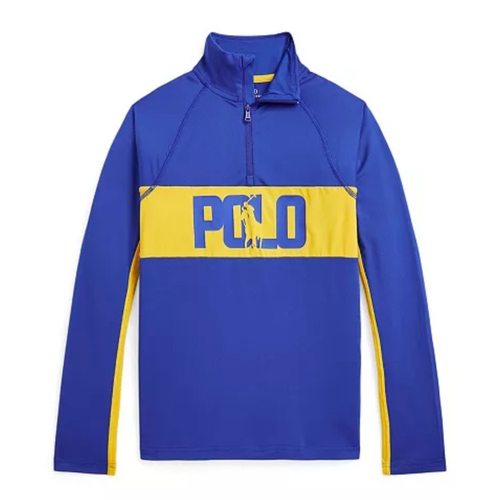 Polo Ralph Lauren Boys Logo Performance 1/4 Pullover NWT